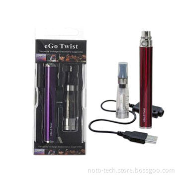3.2-4.8V Variable Voltage Colorful Electronic Cigarette, eGo-Twist Starter kits